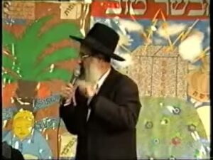 הרה”ג ציון חוברה שליט”א במסיבת חנוכה של הת”ת התימני